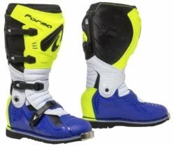 Forma Boots Terrain Evolution TX Yellow Fluo/White/Blue 42 Motorcycle Boots