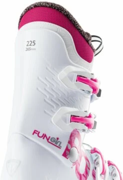 Rossignol Fun Girl 4 White 23,5 Alpine Ski Boots -FOOTW Shop main 81b39ada