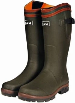 DAM Fishing Boots Flex Neoprene Rubber Boots Green 45