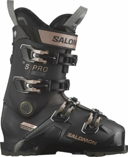 Salomon S/Pro HV 100 W GW Black/Pinkgold Met./Beluga 25/25,5 Alpine Ski Boots 1 Salomon S/Pro HV 100 W GW Black/Pinkgold Met./Beluga 25/25,5 Alpine Ski Boots -FOOTW Shop main c761aa4f