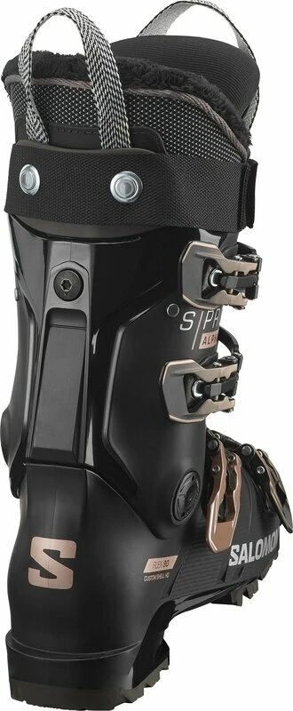 Salomon S/Pro Alpha 90 W Black/Pink Gold Metallic/Silver 26/26,5 Alpine Ski Boots 2 Salomon S/Pro Alpha 90 W Black/Pink Gold Metallic/Silver 26/26,5 Alpine Ski Boots - Image 2