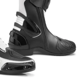 Forma Boots Freccia Black/White 42 Motorcycle Boots -FOOTW Shop main e6893c77