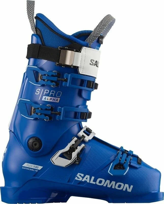 Salomon S/Pro Alpha 130 EL Race Blue/White 26/26,5 Alpine Ski Boots 1 Salomon S/Pro Alpha 130 EL Race Blue/White 26/26,5 Alpine Ski Boots